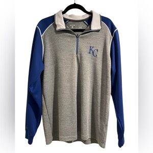 Kansas City Royals Antigua Quarter Zip Men Large